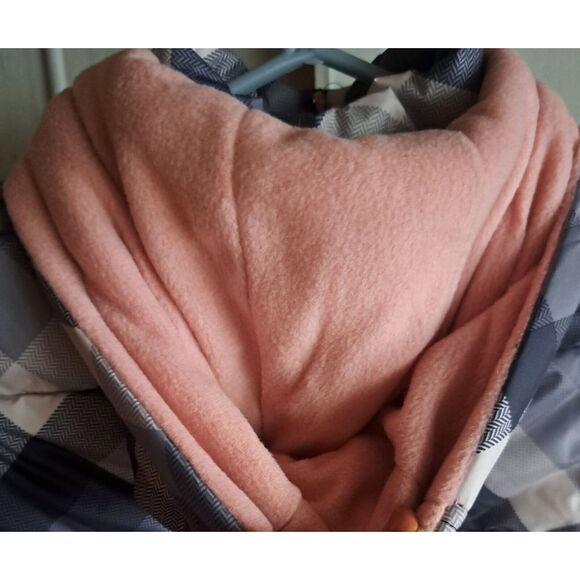 Pink Platinum Girls Winter Jacket Puffer Hood Fleece Size 7/8 Nwt - Picture 5 of 8